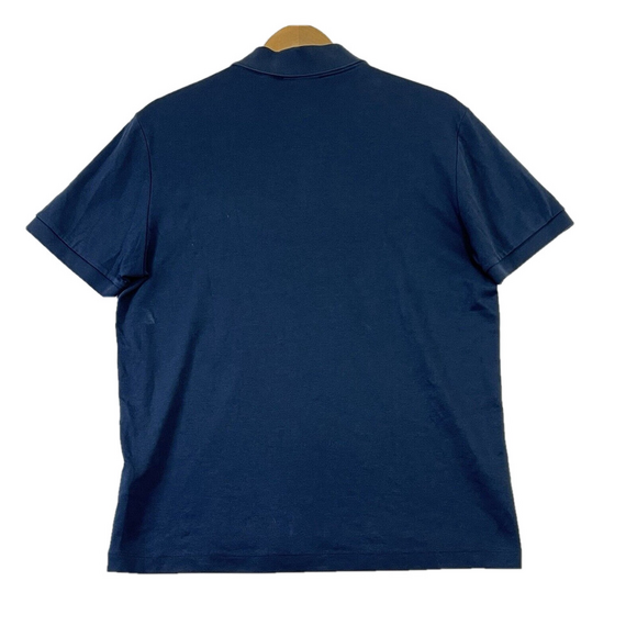 Lacoste Sport Navy Blue Short Sleeve Polo Shirt Size 5 / Large Casual - Picture 2 of 9